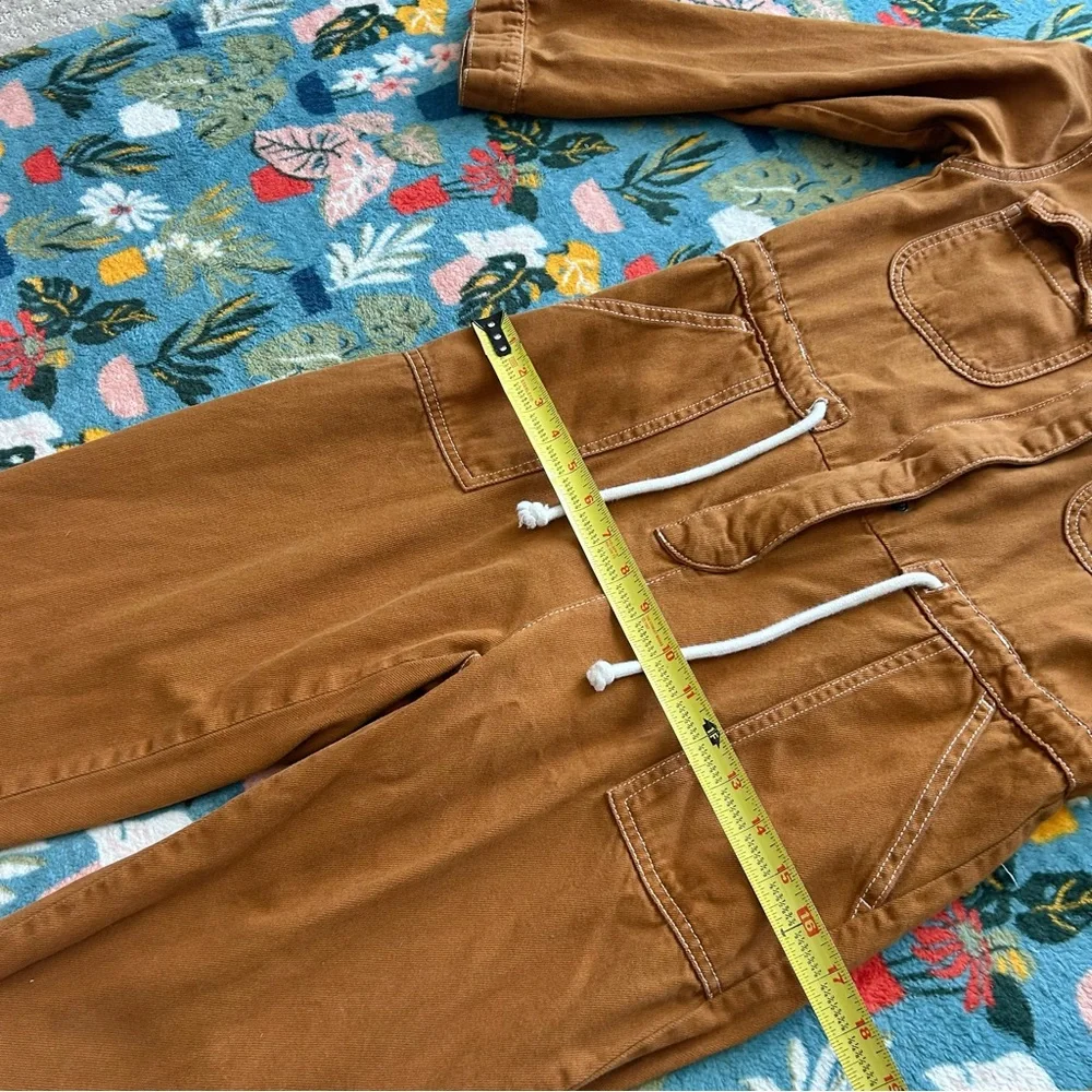 Abercrombie & Fitch utility jumpsuit in rust/brown - Picture 12 of 12